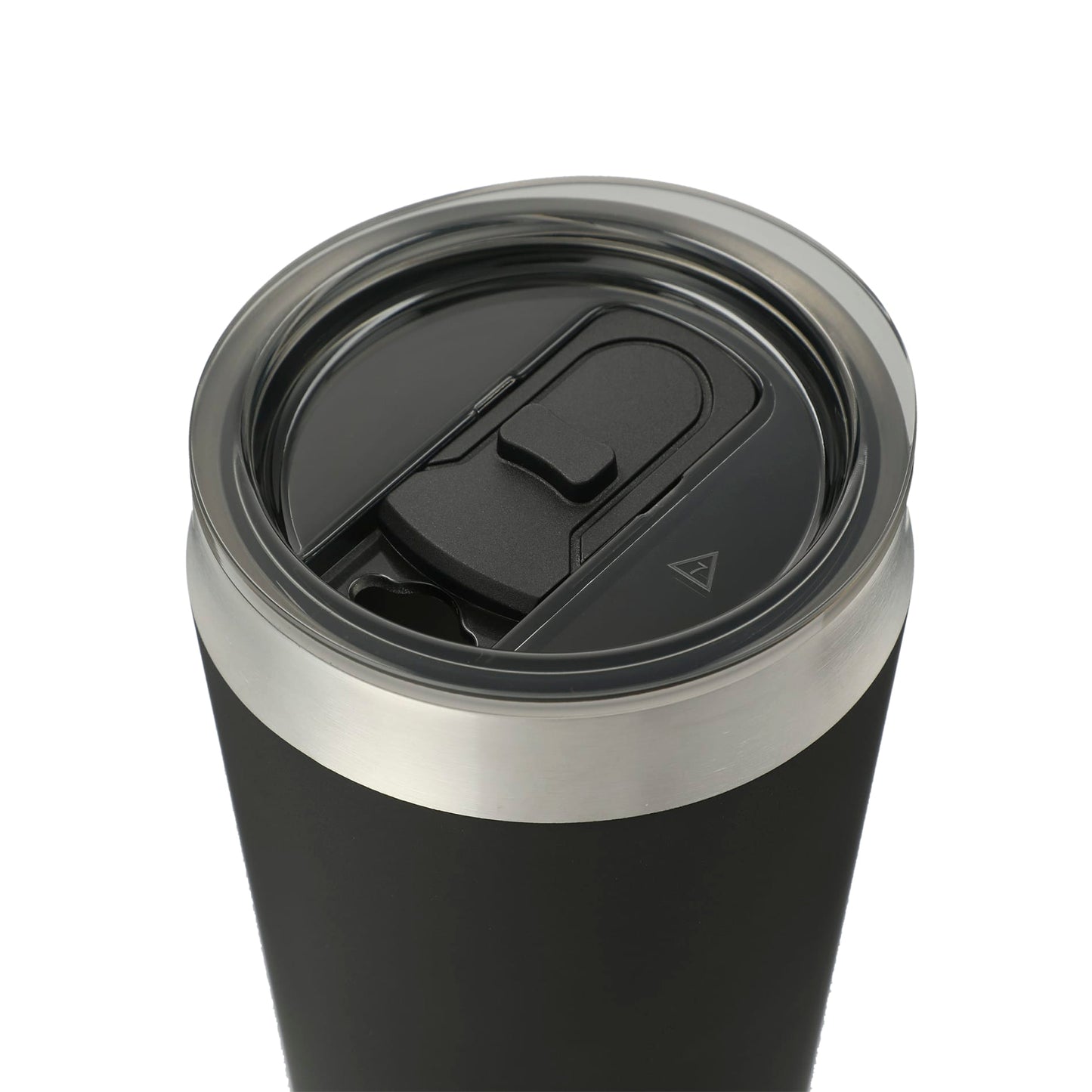Black Faye 20oz Vacuum Tumbler w/ SS Straw plain