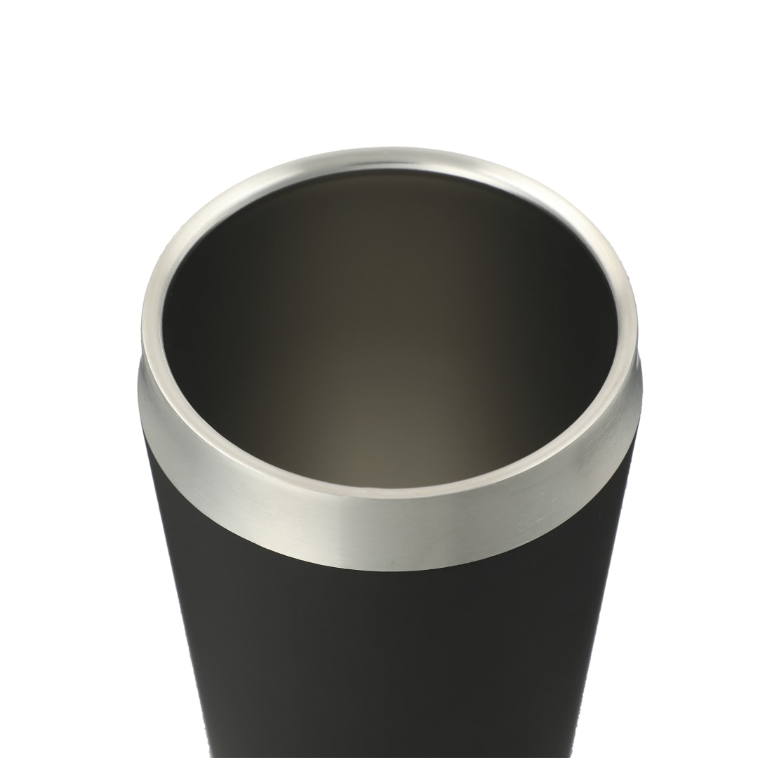 Black Faye 20oz Vacuum Tumbler w/ SS Straw plain