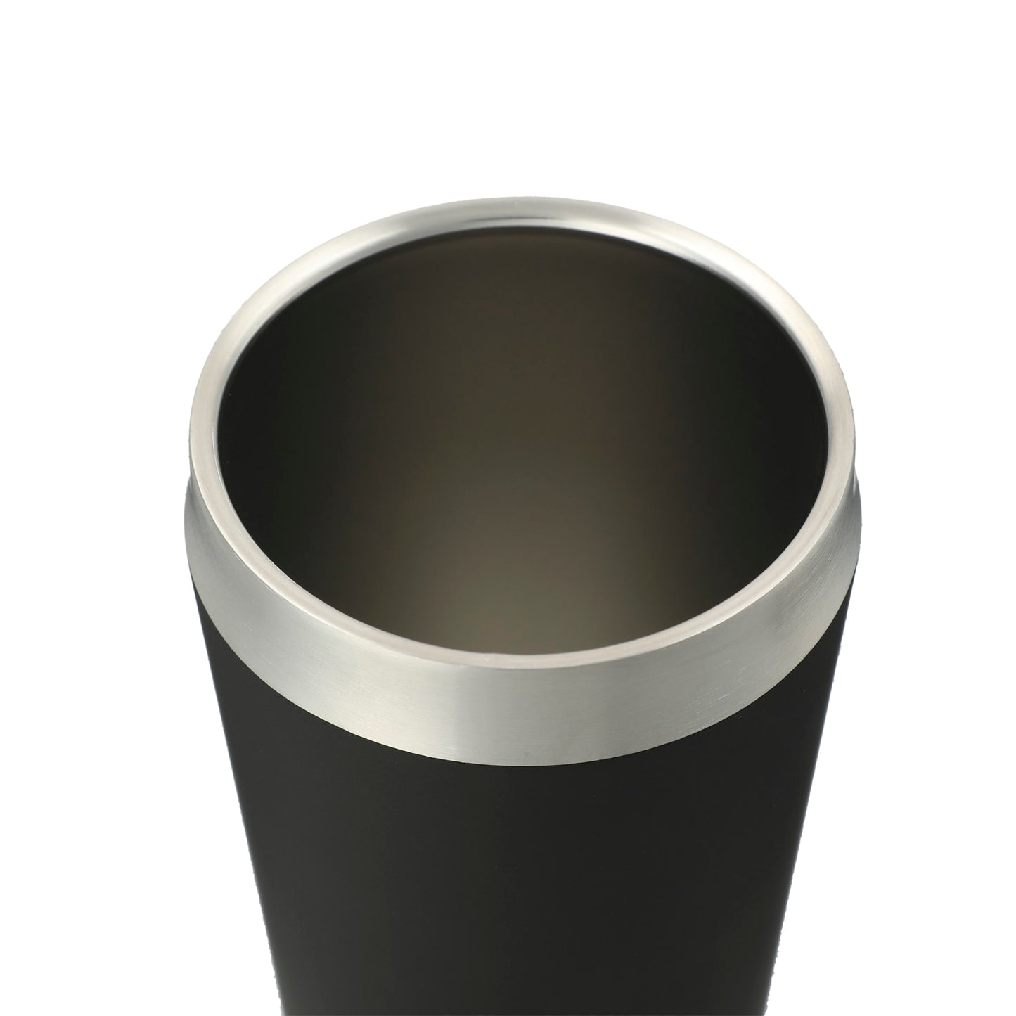 Black Faye 20oz Vacuum Tumbler w/ SS Straw plain