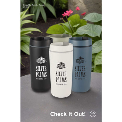 Black Grande 16oz Recycled Tumbler