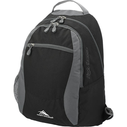 Black High Sierra Curve Backpack plain