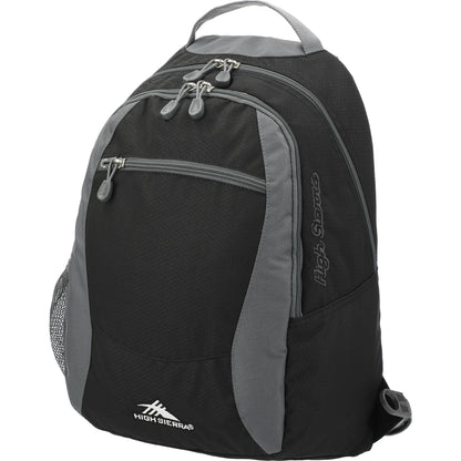 Black High Sierra Curve Backpack plain