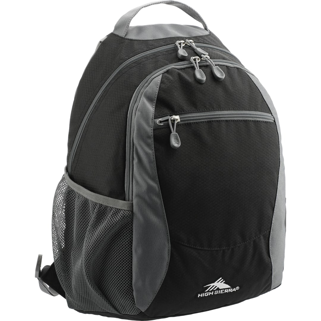 Black High Sierra Curve Backpack plain