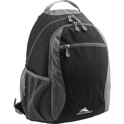 Black High Sierra Curve Backpack plain