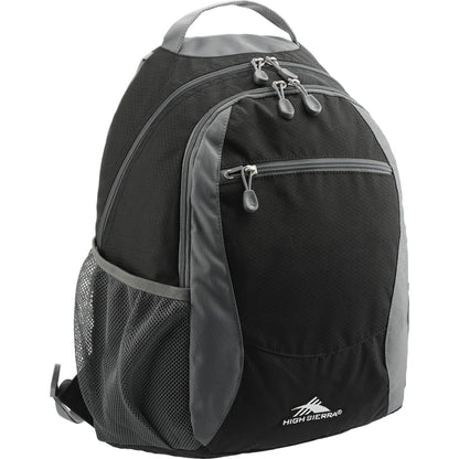 Black High Sierra Curve Backpack plain