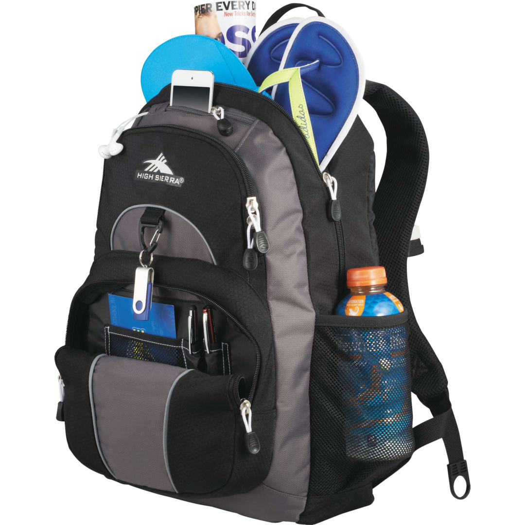 Black High Sierra Enzo Backpack
