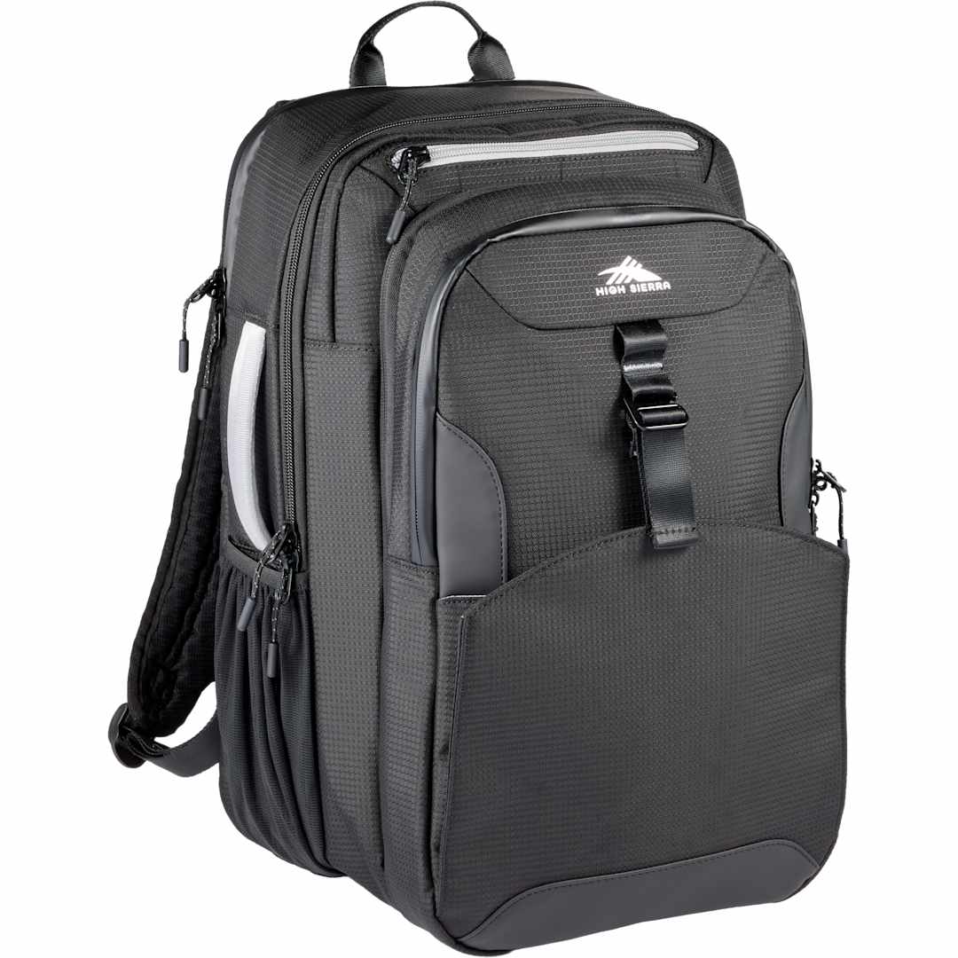 Black High Sierra Hi-Life 3 in 1 Backpack plain