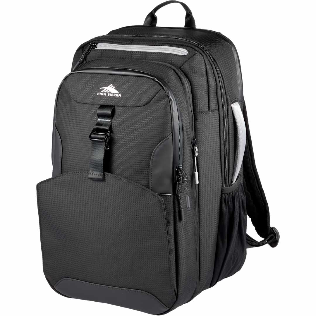 Black High Sierra Hi-Life 3 in 1 Backpack plain