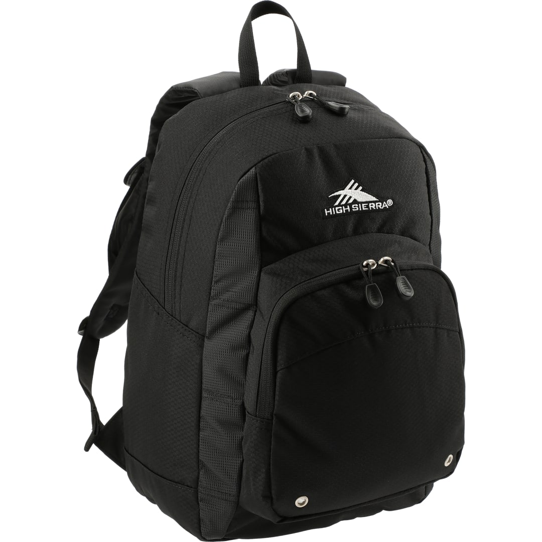 Black High Sierra Impact Backpack plain