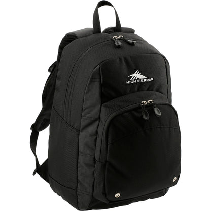Black High Sierra Impact Backpack plain