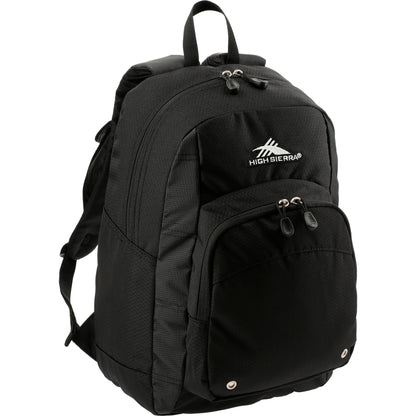 Black High Sierra Impact Backpack plain