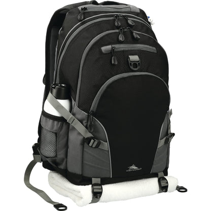 Black High Sierra Loop Backpack plain