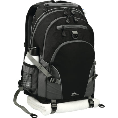 Black High Sierra Loop Backpack plain
