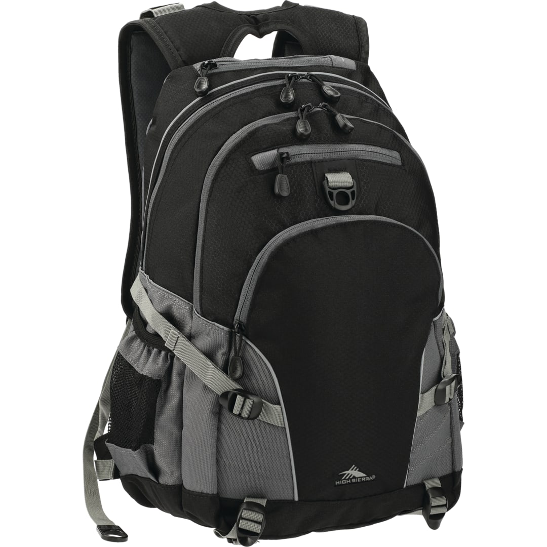 Black High Sierra Loop Backpack plain