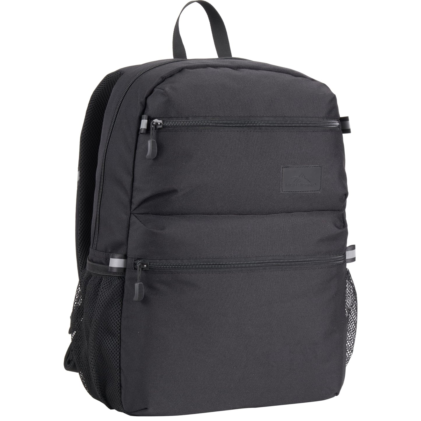 Black High Sierra Recycled Inhabit 15" Laptop Backpack plain