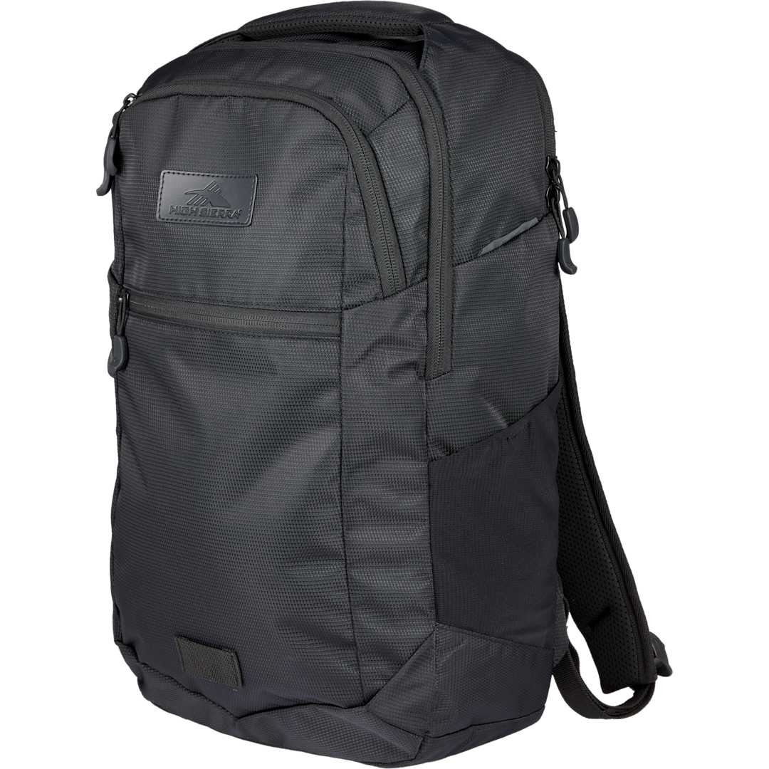 Black High Sierra Stoneway Backpack plain