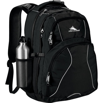 Black High Sierra Swerve 17" Computer Backpack plain