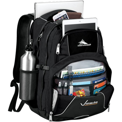 Black High Sierra Swerve 17" Computer Backpack