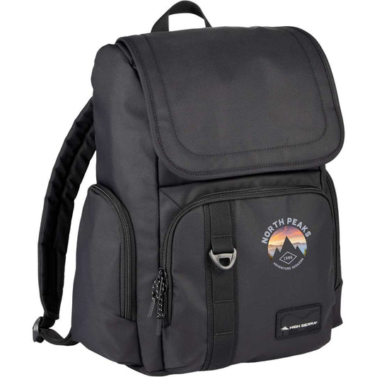 Black High Sierra Trekpoint Flap Backpack