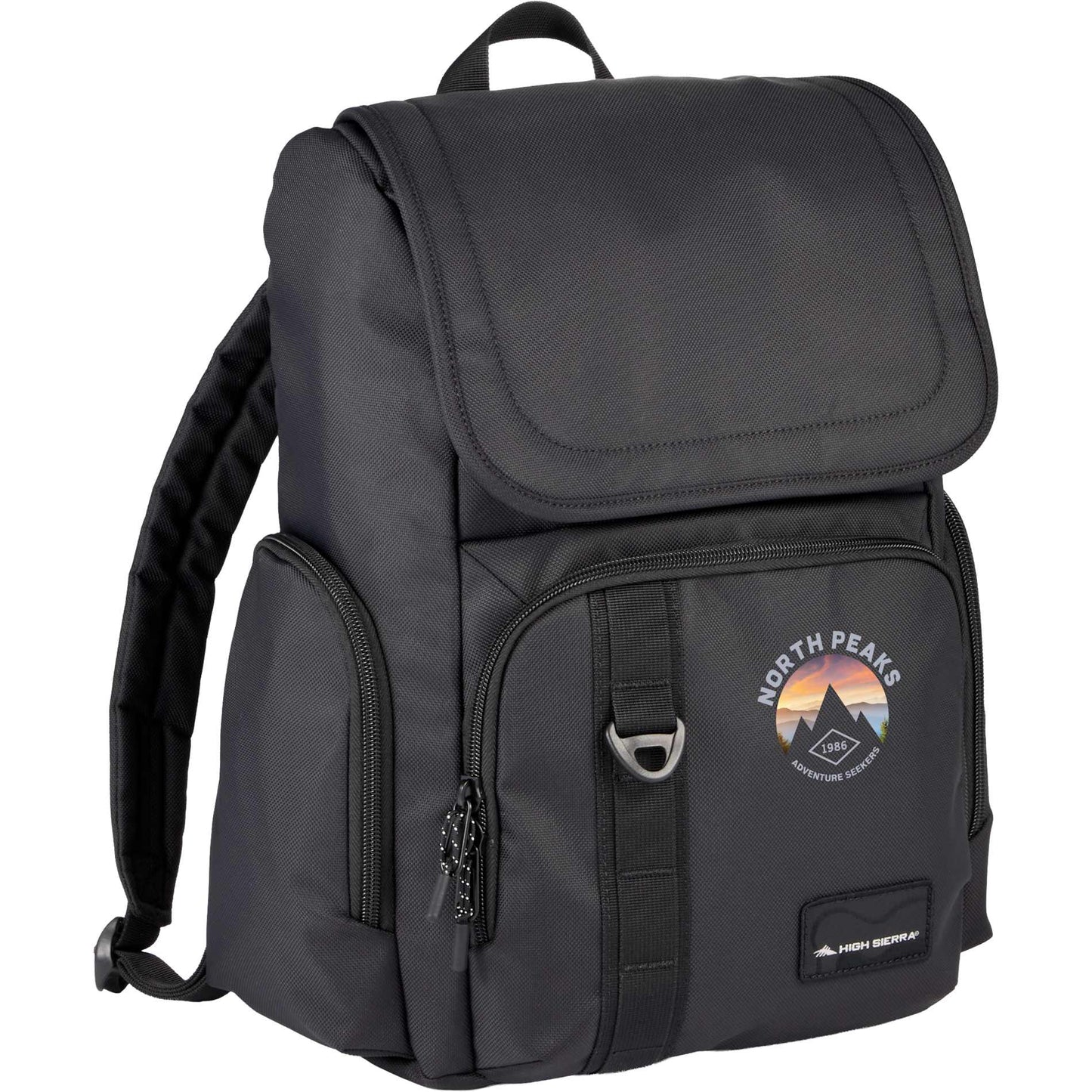 Black High Sierra Trekpoint Flap Backpack