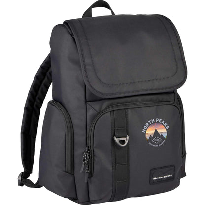Black High Sierra Trekpoint Flap Backpack