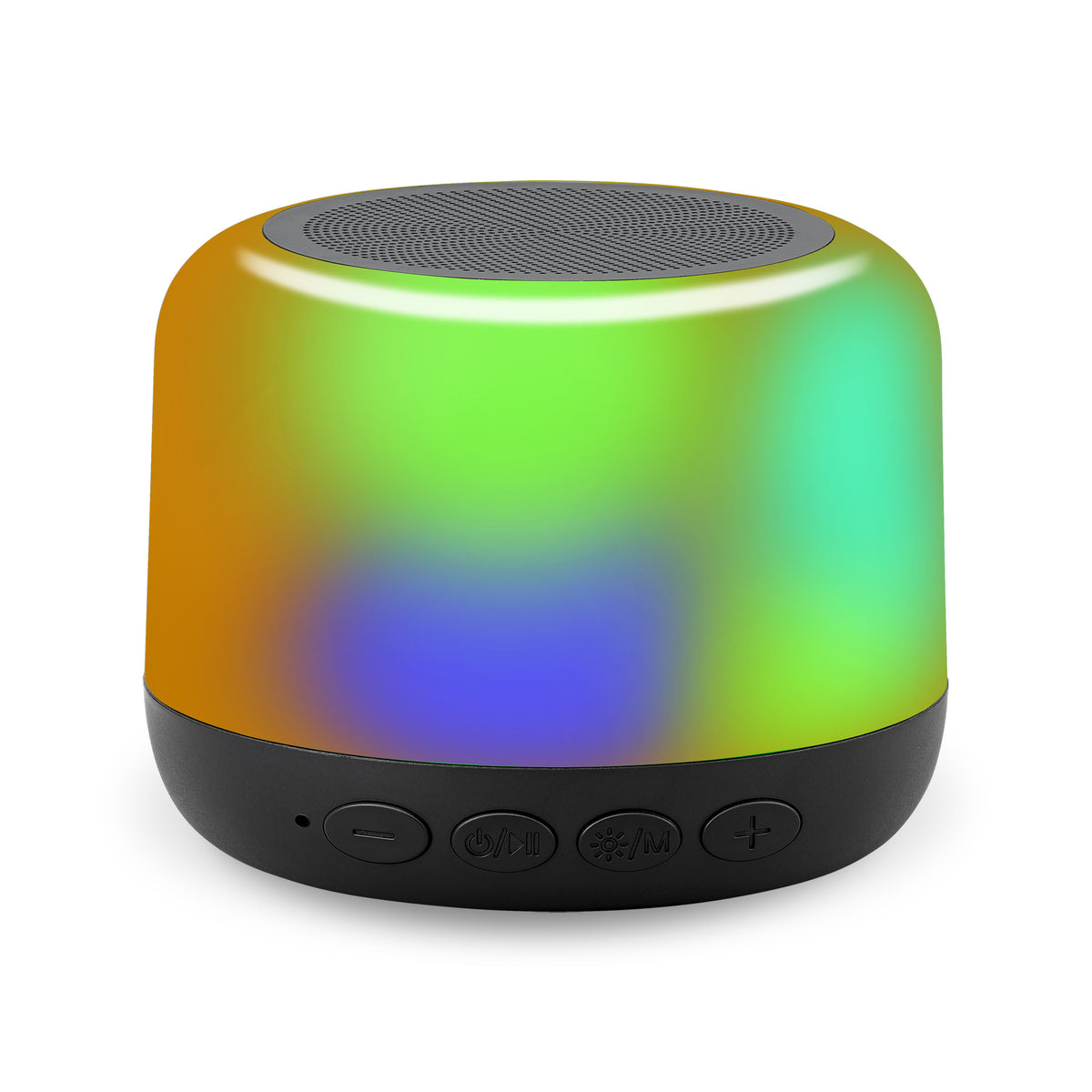 Black iLive™ Mini Lit Bluetooth Party Speaker plain