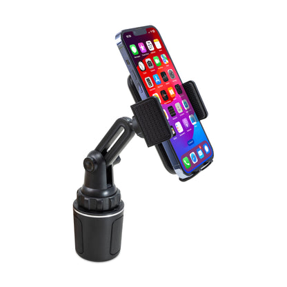 Black iLive™ Universal Cup Mount Mobile Phone Holder plain