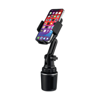 Black iLive™ Universal Cup Mount Mobile Phone Holder plain