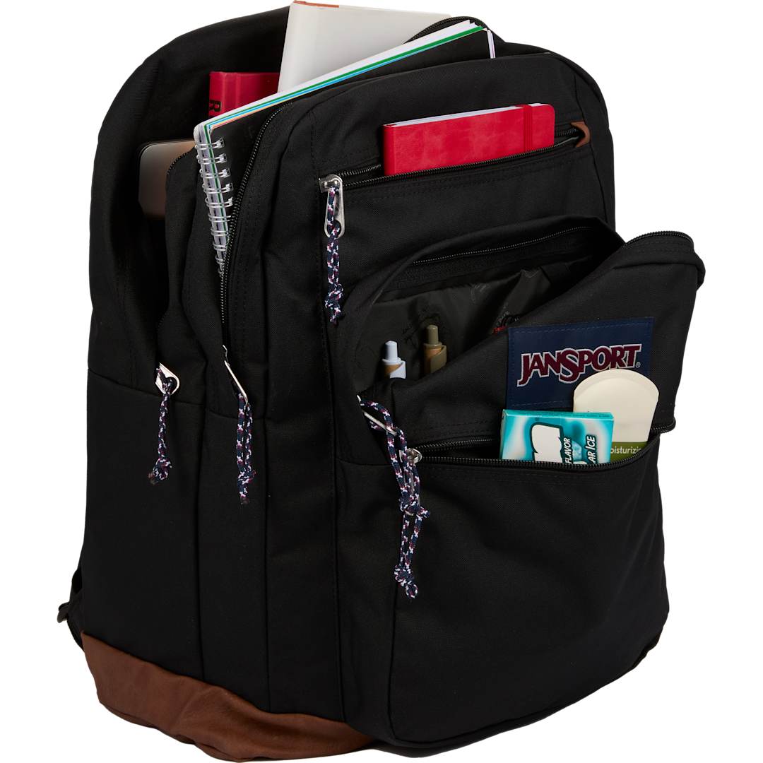 Black JanSport Cool Student 15" Computer Backpack plain