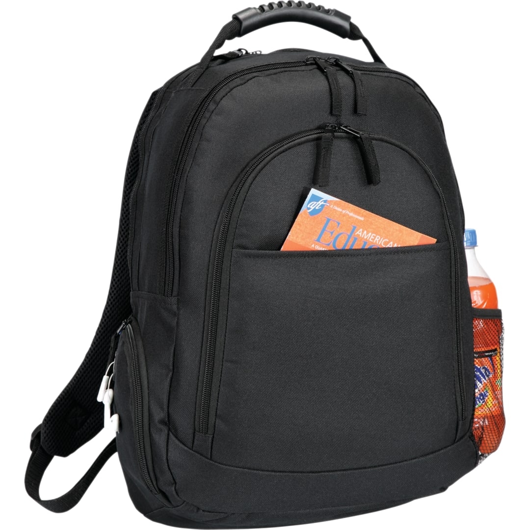 Black Journey 15" Computer Backpack plain