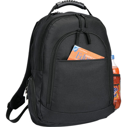 Black Journey 15" Computer Backpack plain
