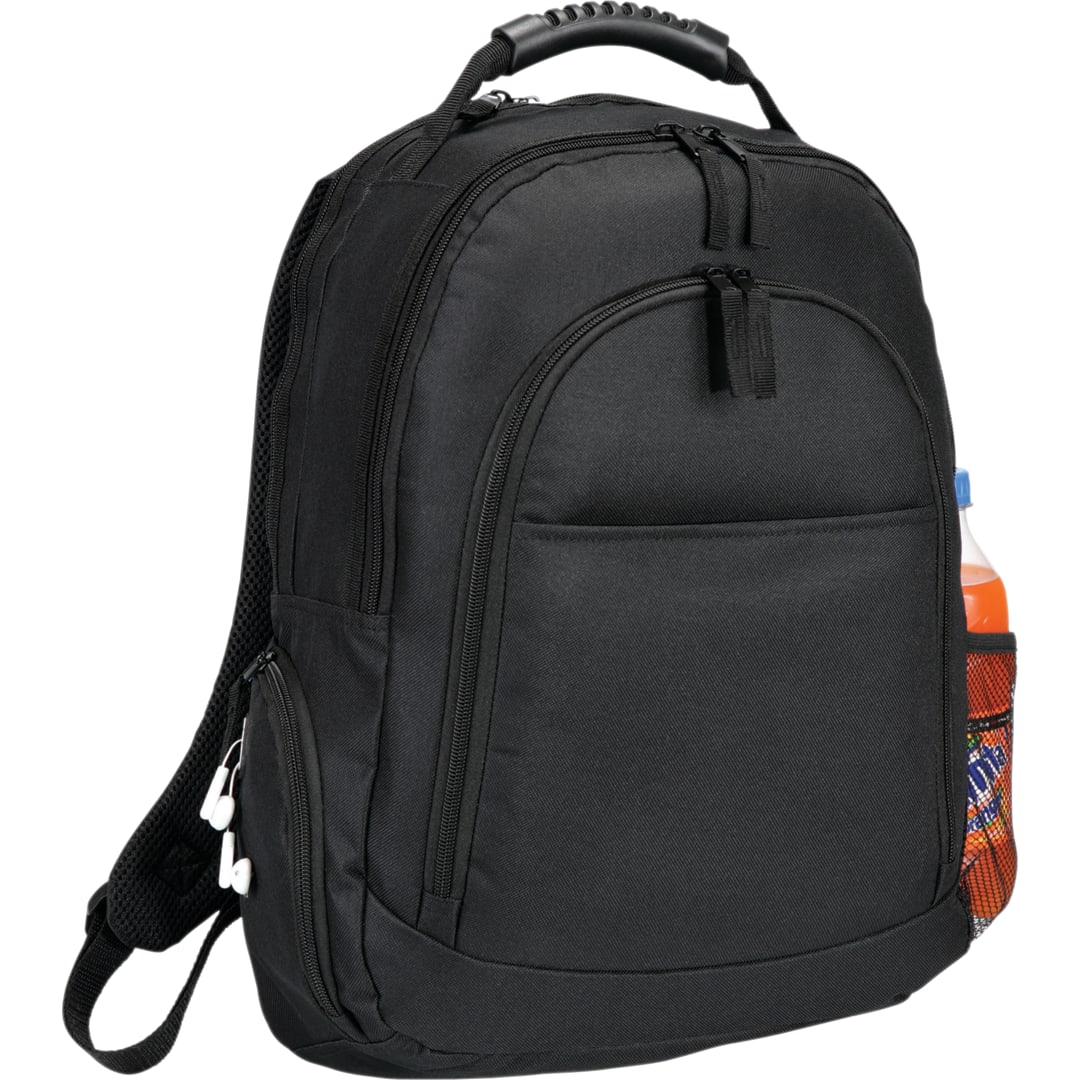 Black Journey 15" Computer Backpack plain