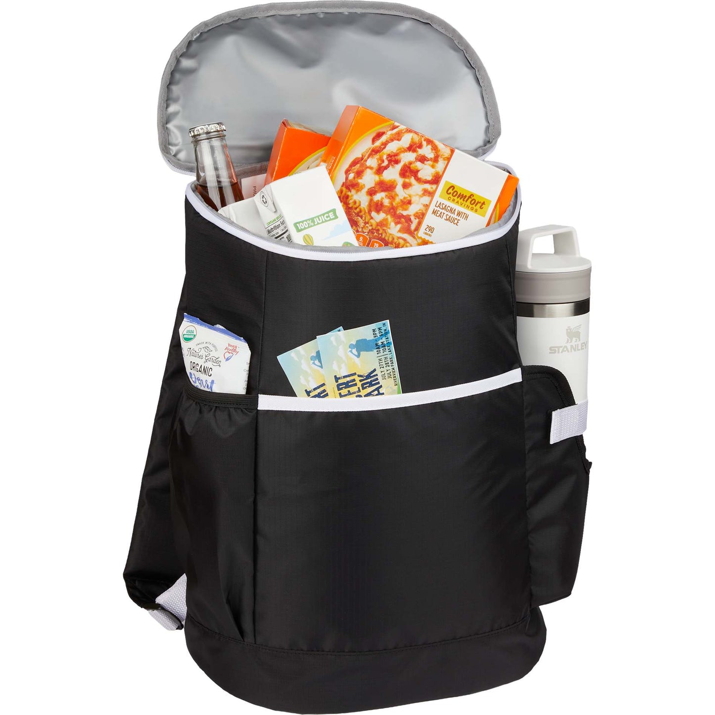 Black Kade 24 Can Backpack Cooler plain