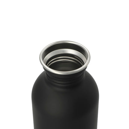 Black Lagom Single wall Stainless steel Bottle 27oz