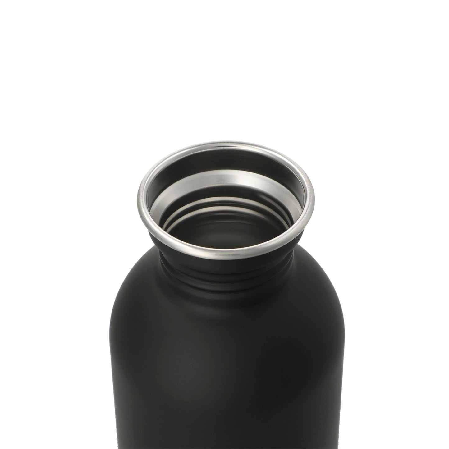 Black Lagom Single wall Stainless steel Bottle 27oz