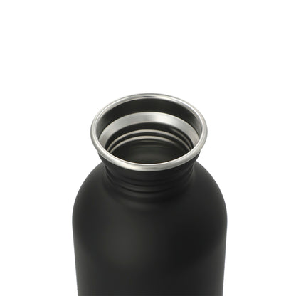 Black Lagom Single wall Stainless steel Bottle 27oz
