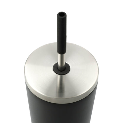 Black Maia 2-in-1 Copper Vacuum Tumbler Kit 24oz