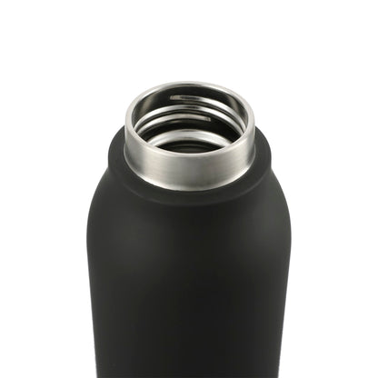 Black Marka Copper Vac Bottle w/ Metal Loop 20oz