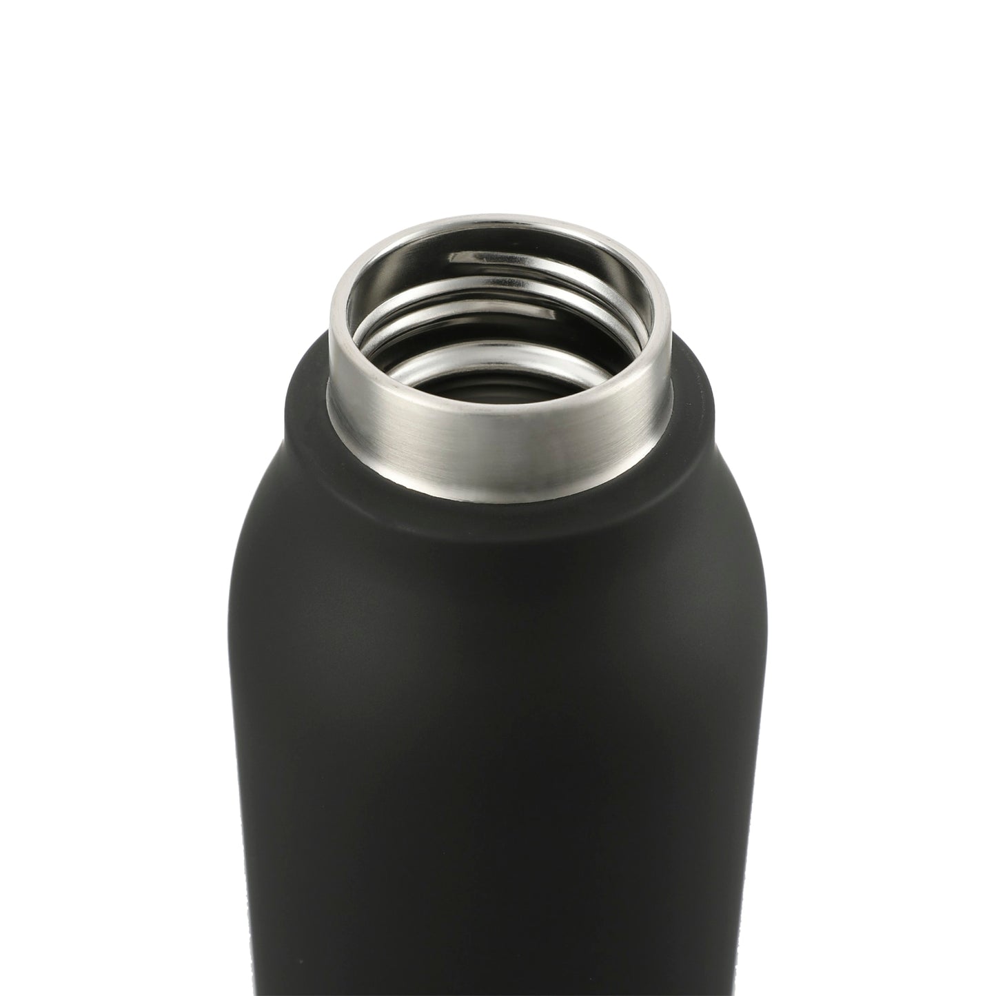 Black Marka Copper Vac Bottle w/ Metal Loop 20oz