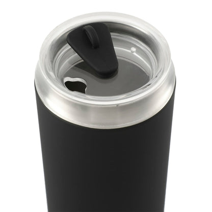 Black Marka Copper Vac Tumbler w/ SS straw 20oz