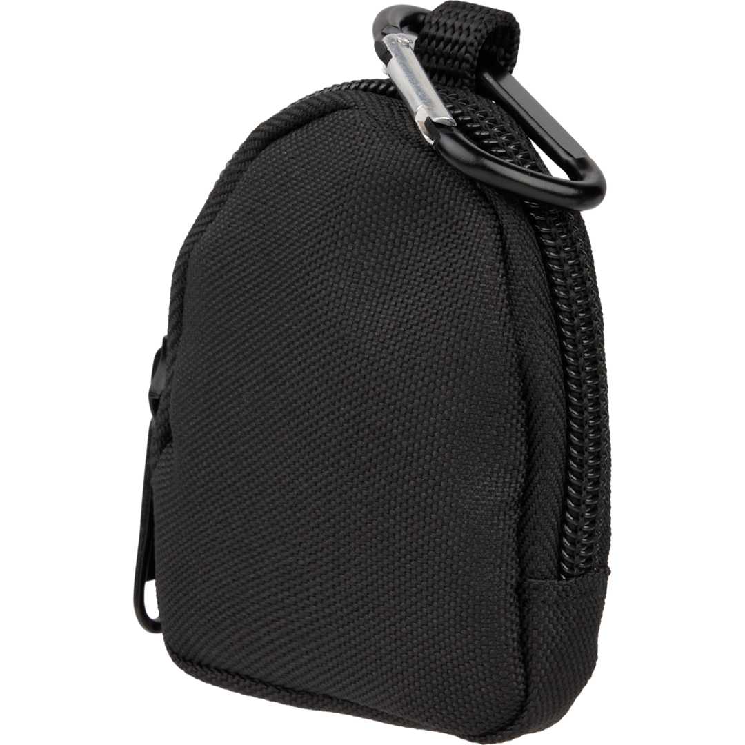 Black Mini Backpack Bag Charm plain