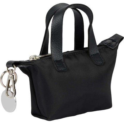 Black Mini Fontaine Tote Charm plain