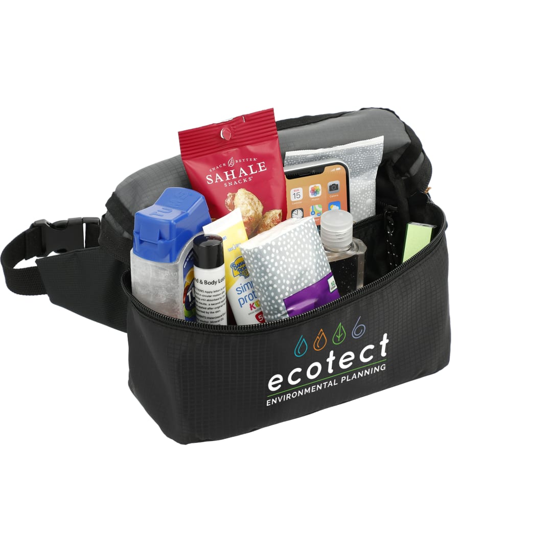 Black NBN Trailhead Recycled Fanny Pack