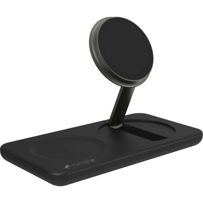 Black Nimble Podium 2-in-1 Wireless Charging Stand