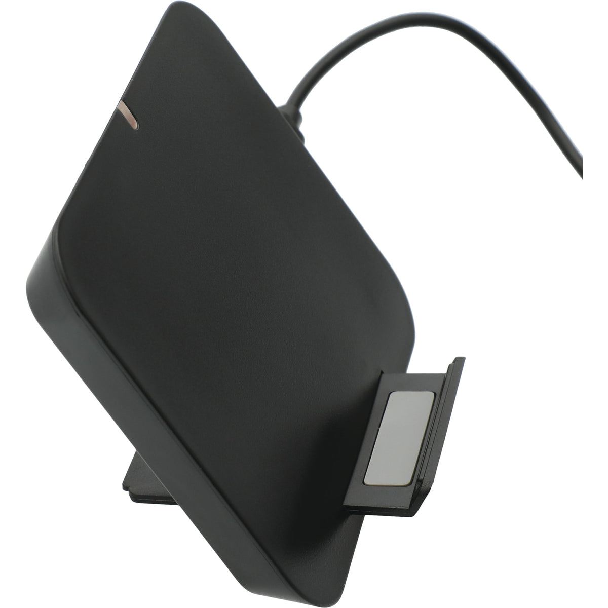 Black Optic Wireless Charging Phone Stand plain