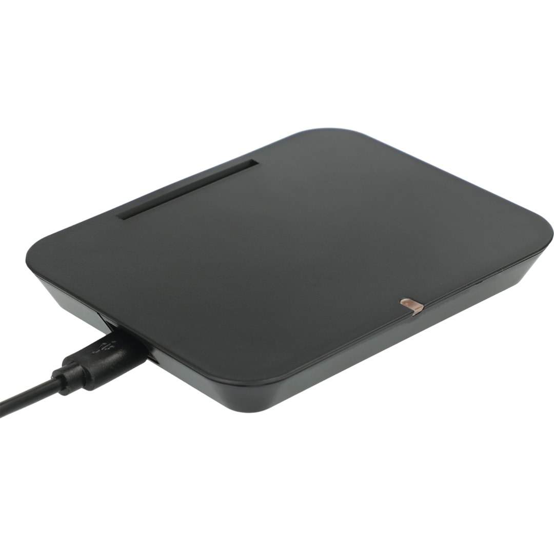 Black Optic Wireless Charging Phone Stand plain