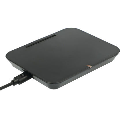 Black Optic Wireless Charging Phone Stand plain