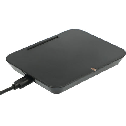 Black Optic Wireless Charging Phone Stand plain