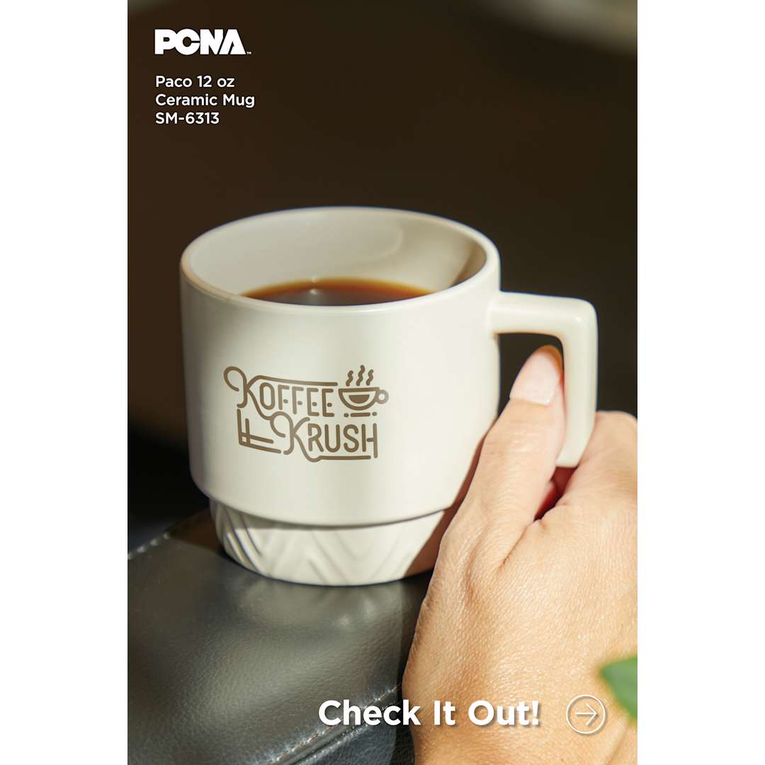 Black Paco 12oz Ceramic Mug