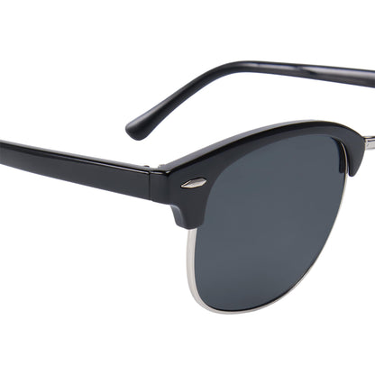 Black Palmer Recycled Club Master Sunglassess plain